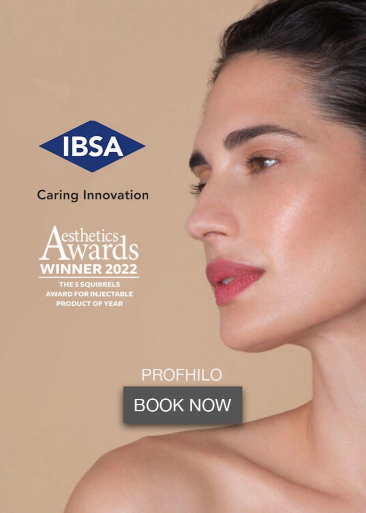 profhilo book now aesthetics awards winner 2022 ibsa caring innovation