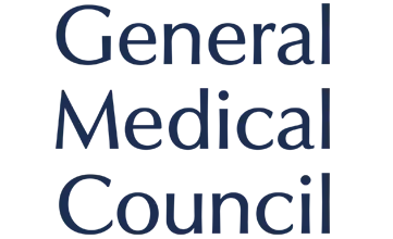 GMC registered provider logo displayed on The Axis Clinic London website.