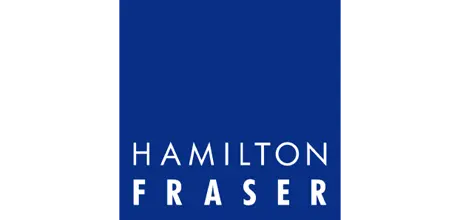 Hamilton Fraser insurance partner logo displayed on The Axis Clinic London website.