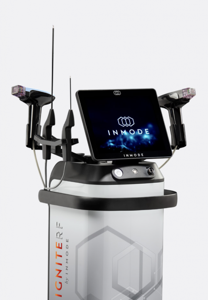 Quantum RadioFrequency machine used for non-surgical arm lift treatments at Axis Clinic London