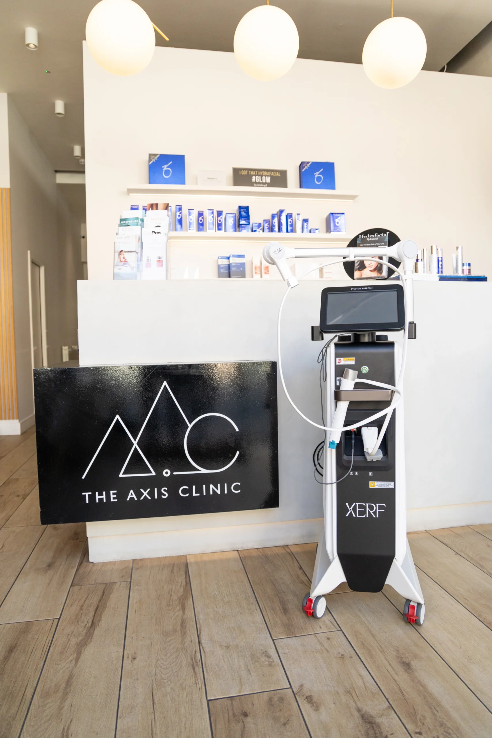 The XERF radiofrequency device at The Axis Clinic