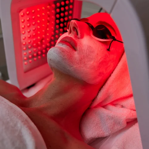 Dermalux LED light therapy treatment at The Axis Clinic London
